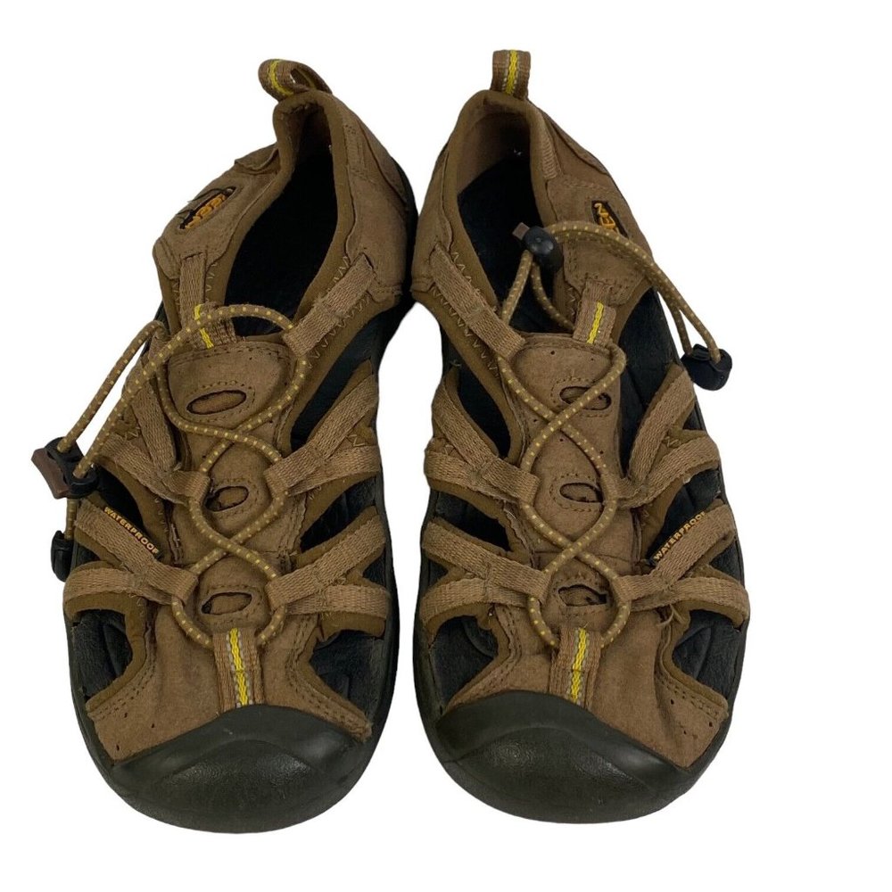 Keen Sandals Womens 4 Solid Brown Waterproof Athletic Shoes Ladies 4